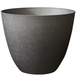 Pot en matière recyclée coloris gris ardoise Poetic Elément conique 63 L - Ø 49,3 x H 42 cm