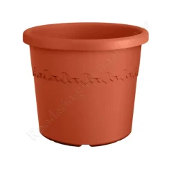Pot en plastique recyclé Terra Elho Algarve Cilindro - Ø 29,2 x H 24,6 cm