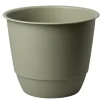 Pot en plastique vert kaki Poetic Joy 25 - Ø 24,6 x H 20,3 cm