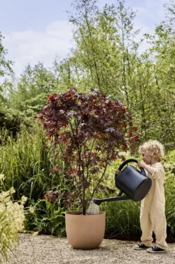 Pot en polypropylène argile froide Elho Sereh Round - Ø 39 x 33,3 cm