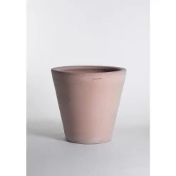 Pot en terre claire rose Poterie Goicoechea Cuvier contemporain - Ø 87 x H 85 cm