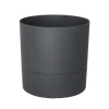 Pot gris anthracite Eda Aquaduo - Ø 24,3 x H 24,3 cm