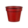Pot horticole Reb rouge mat Ø 22 x H 20 cm