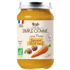 Pot légumes blé bœuf bio Simple Comme - 190g