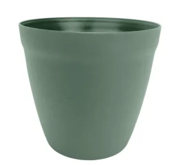 Pot rond lilo Poetic botanic® coloris vert en plastique recyclé 3,9 L - Ø 20 cm