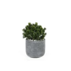 Pot rond Stream Anthracite Ø.31 x H.27 cm