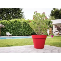 Pot rouge rubis Eda Toscane - Ø 100 x H 79,5 cm