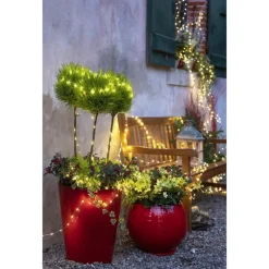 Pot Sydney coquelicot H 44 x Ø 37 cm