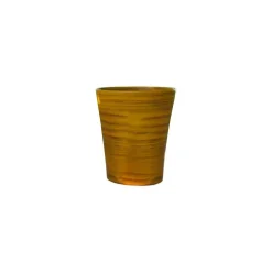 Pot Sydney Ibiza Sunshine en terre cuite émaillée H 35 x Ø 33 cm