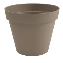 Pot Toscane Taupe Ø.25 x H.20,5 cm