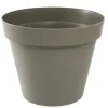 Pot Toscane Taupe Ø.30 x H26 cm