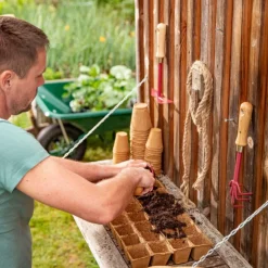 Pot tourbe coloris marron Ø 6 cm