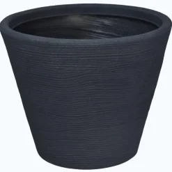 Pot évasé pour décoration intérieure ou extérieure granit Mineral – 61 litres Ø 55 x H 45 cm