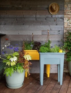 Potager sur pieds coloris vert 42 litres Riviera Izigarden - 59,50 x 33 x 73,5 cm