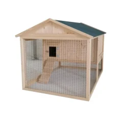 Poulailler Cassie de 1,5 m² en bois avec enclos