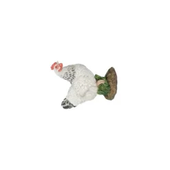 Poule naine blanche 27 cm