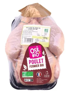 Poulet fermier blanc PAC bio Osé bio - Prix au kilo