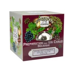 Préparation pour vin chaud bio en sachet Araquelle - La boîte de 24 sachets