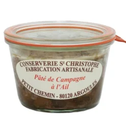 Pâté de campagne à l’ail Conserverie St Christophe - 270 g