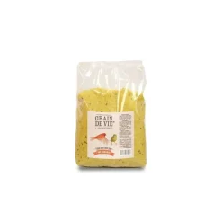 Pâtée élevage aux œufs et au miel pour canaris Grain de Vie - 1kg