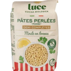 Pâtes perlées demi-complètes bio Piombi - 500 g