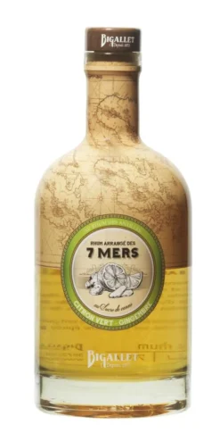 Punch au rhum citron vert gingembre Bigallet - 70 cl