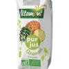 Pur jus d’ananas bio - brique de 20 cl