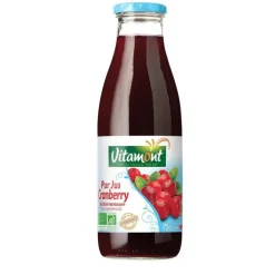 Pur Jus de Cranberry Bio bouteille 75 cl