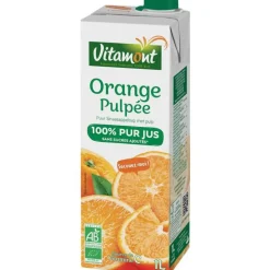 Pur jus d’orange pulpée bio - 1 L