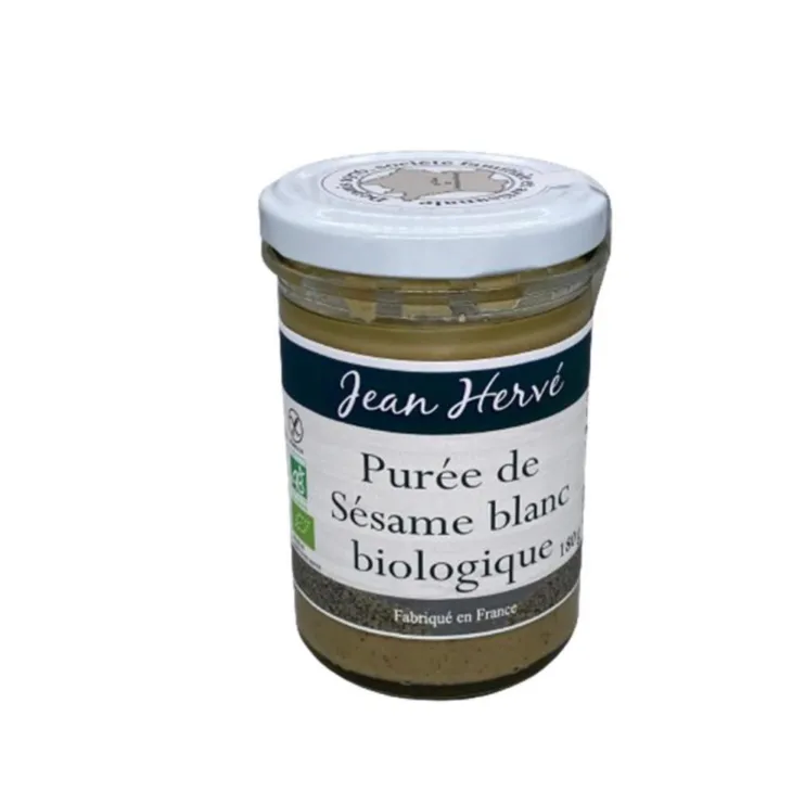 Purée de Sésame décortiqué bio Jean Hervé - 180 g