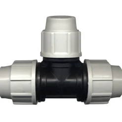 Raccord de compression avec té égal Plasson Ø 25 mm