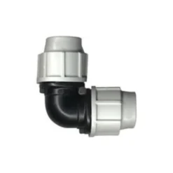 Raccord de compression avec coude égal Plasson Ø 20 mm