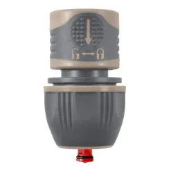 Raccord rapide stop bi-matière universel avec système lock