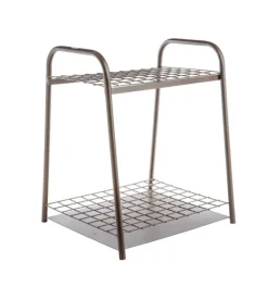 Range-outils marron en métal Devaux - 60 x 40 x 70 cm