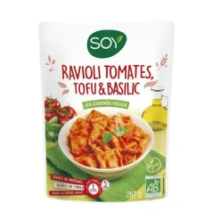 Ravioli tomates tofu et basilic bio 250g