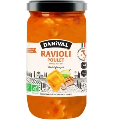 Raviolis au poulet d'origine française DANIVAL 670 g