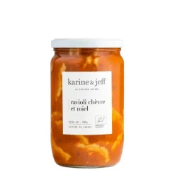Raviolis bio chèvre et miel Karine & Jeff