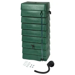 Récupérateur à eau mural coloris vert - 276 L