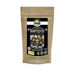 Recharge poivre blanc bio de kampot biopartenaire 100g