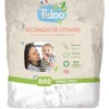 Rectangles de coton bio pour bébé Tidoo - Paquet de 180