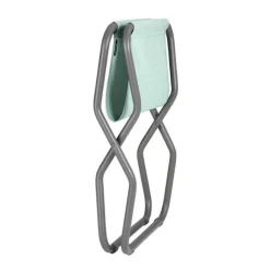 Repose jambes pliant en acier et toile Batyline gris Titane Lafuma Next - 66,5 x 51 x 35 cm