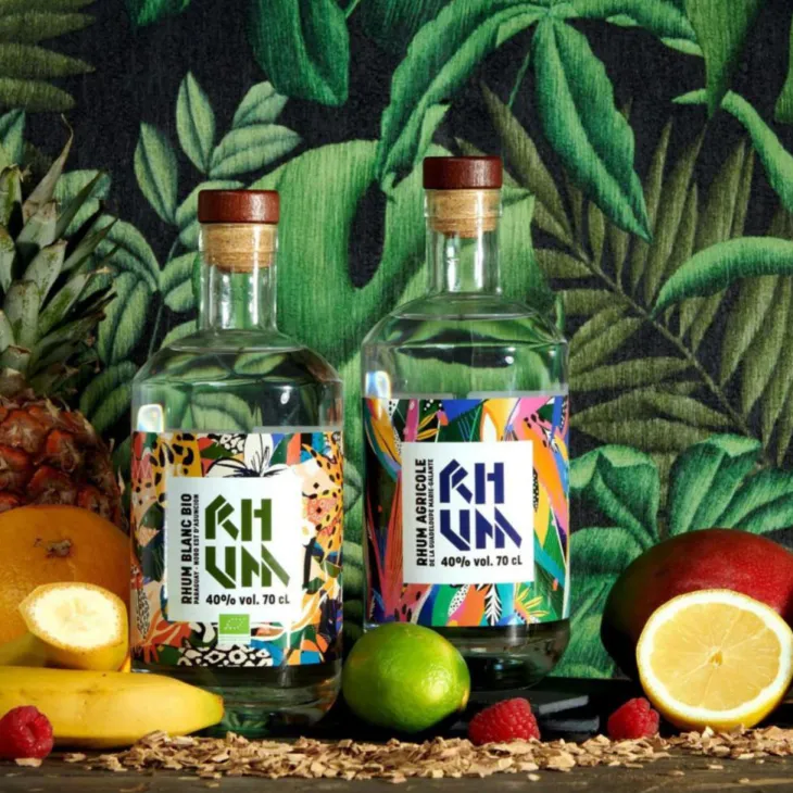 Rhum nature Bio 40% vol. Quai Sud - Bouteille 70 cl