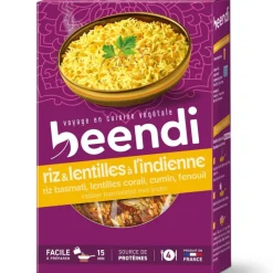 Riz et lentilles à l’indienne Beendi - 250 g