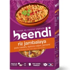 Riz et pois cassés aux épices cajun façon Jambalaya Beendi - 250 g