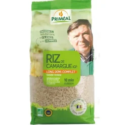 Riz long ½ complet de Camargue IGP bio en sachet de 1 kg
