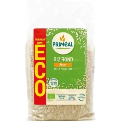 Riz rond blanc Italie bio Primeal - 2 kg
