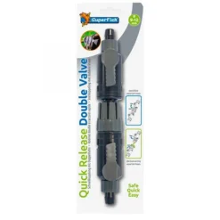 Robinet double avec raccord rapide 9/12 mm - SUPERFISH