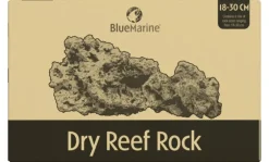 Roche naturelle d'aragonite pour aquarium coloris blanc Blue Marine Bm Dry Reef Rock - 20 kg (18 - 30 cm)