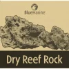 Roche naturelle d'aragonite pour aquarium coloris blanc Blue Marine Bm Dry Reef Rock - 20 kg (13 - 20 cm)