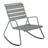 Rocking chair Monceau coloris gris en acier Fermob - 68 x 78 cm